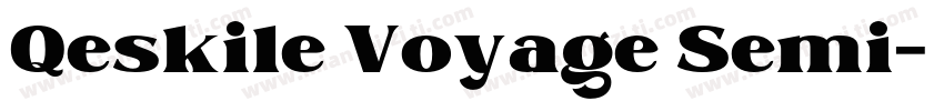 Qeskile Voyage Semi字体转换